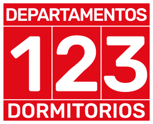 1, 2 y 3 Dormitorios