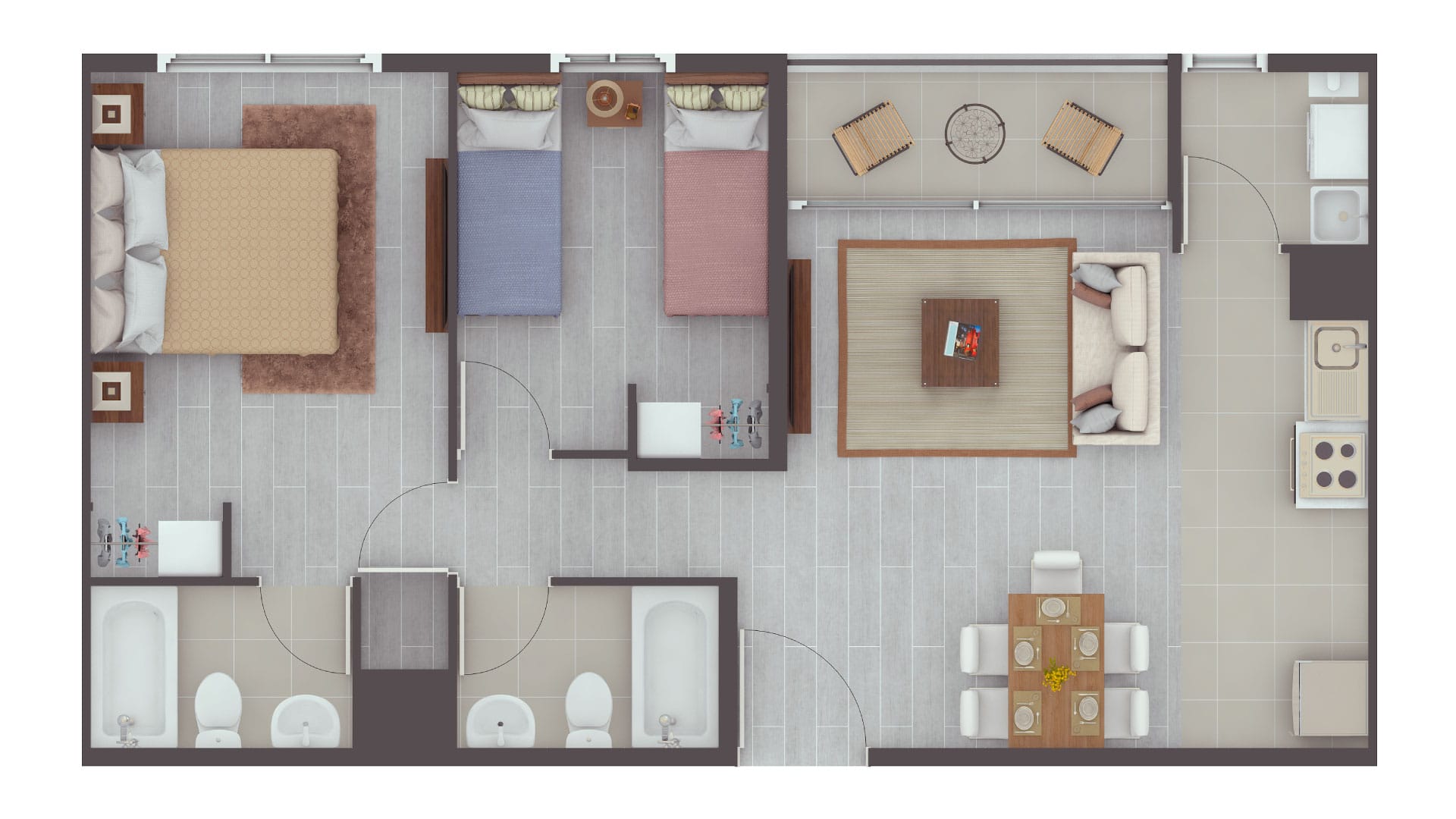 Condominio Parque Ciudadano - Tipología C4a